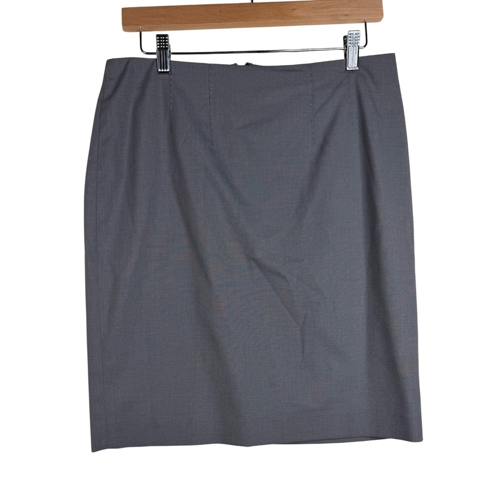 Halogen Women's Pencil Officewear Skirt size 10 Petite Gray